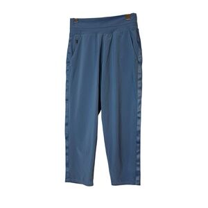 Athleta Nolita Slim Tapered Pull On Crop Pants Blue Women’s Petite Size 6/P